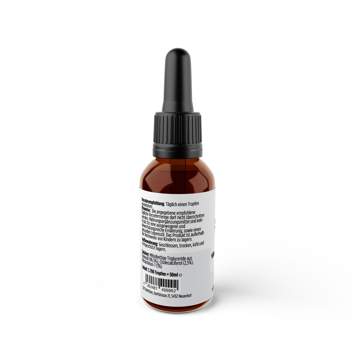 Vitamin D3 + K2 - 1.700 Tropfen (1.000 I.E.) - 50ml