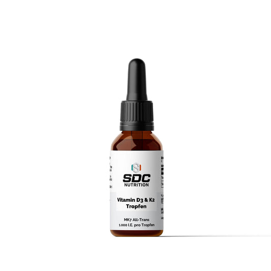 Vitamin D3 + K2 - 1.700 Tropfen (1.000 I.E.) - 50ml